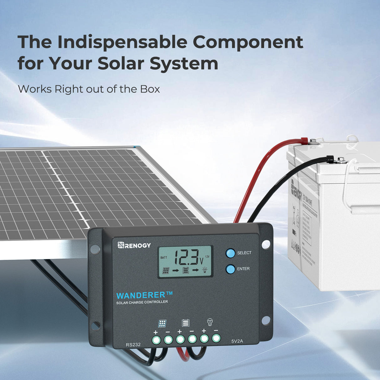 Wanderer 10A PWM Charge Controller