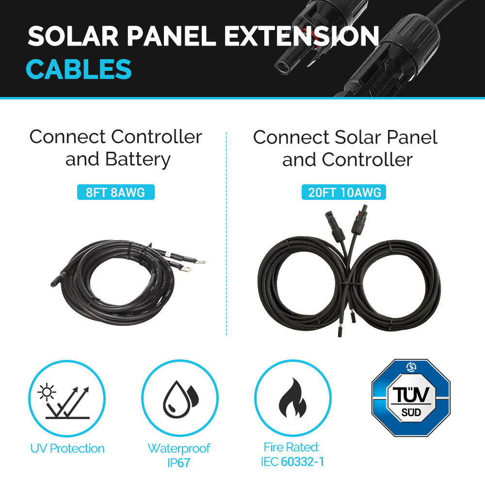 Renogy 100 Watt 12 Volt Monocrystalline Solar Starter Kit