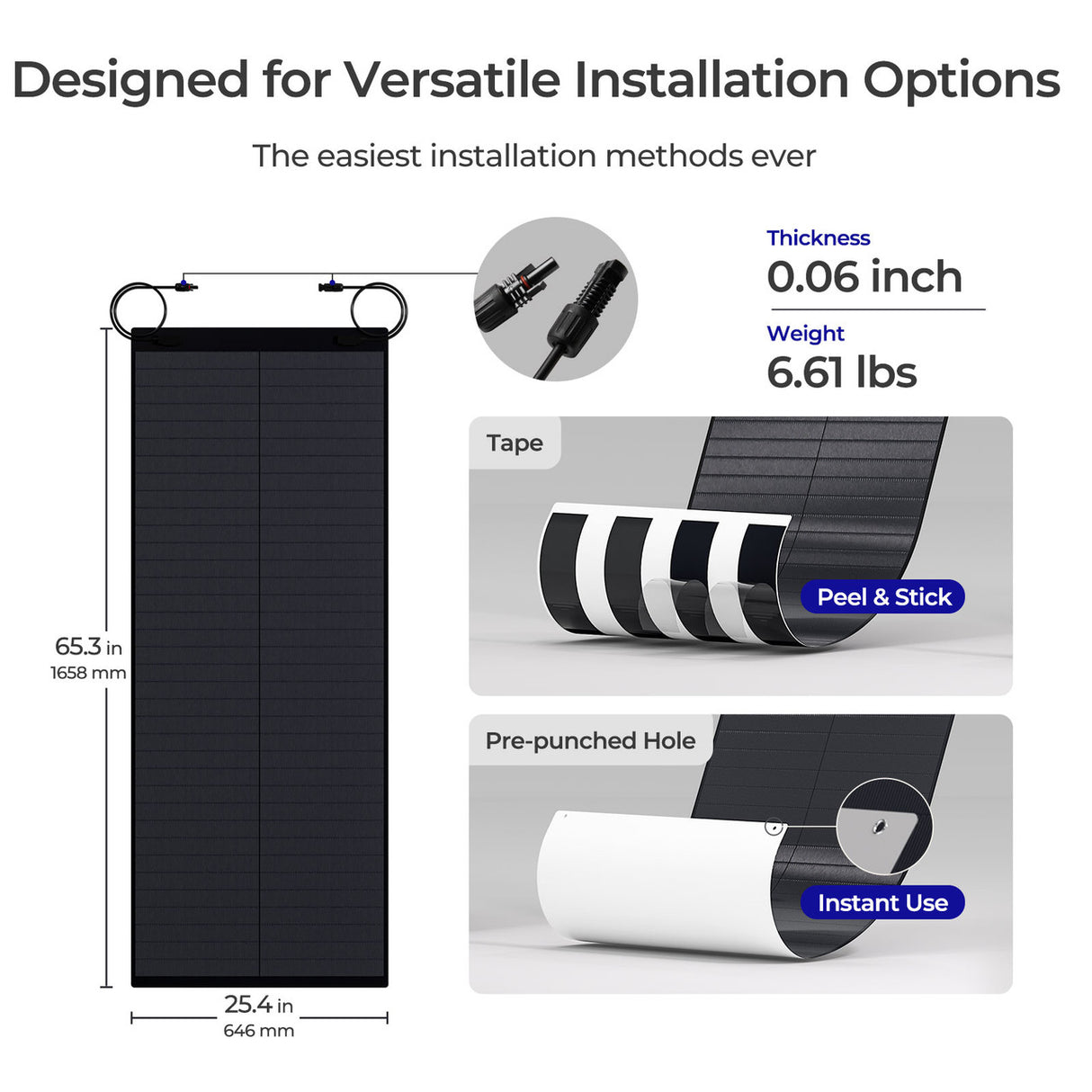 Renogy 150 Watt CIGS Flexible Thin-film Solar Panel