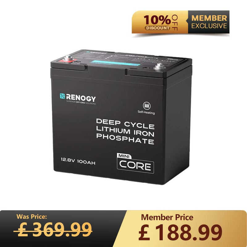 DuoHeat Tech - Core Mini 12V 100Ah Lithium Iron Phosphate Battery