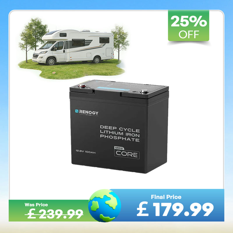 Core Mini- 12.8V 100Ah Lithium Iron Phosphate Battery