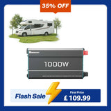 1000W Pure Sine Wave Inverter 12V to 230V with UPS Backup