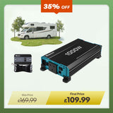 1000W Pure Sine Wave Inverter 12V to 230V with UPS Backup