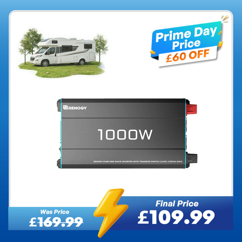 12V 1000W Pure Sine Wave Inverter with UPS Backup