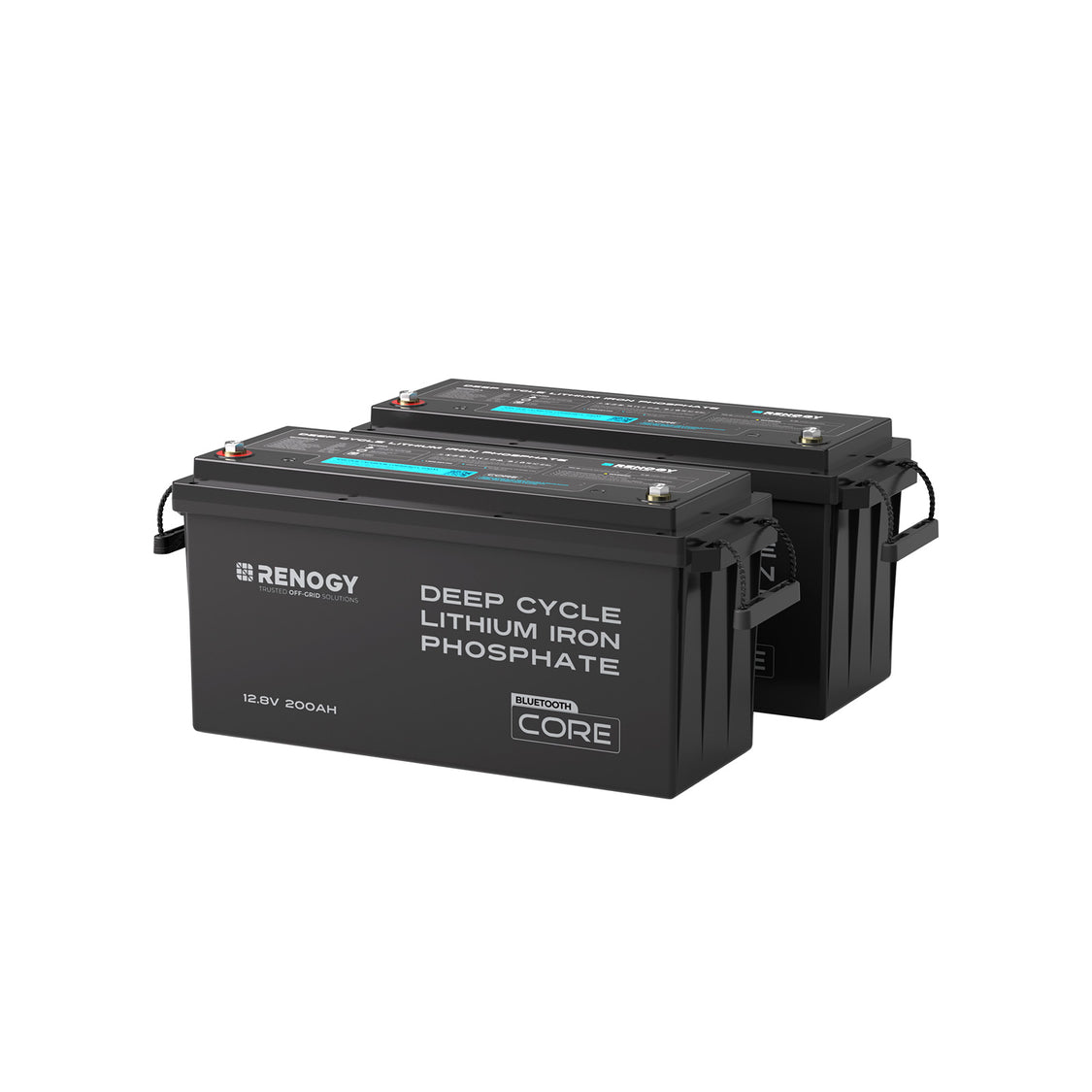 Renogy 12V 200Ah Lifepo4 Battery ¨C Compact Power With 200A Bms, 2 Pieces