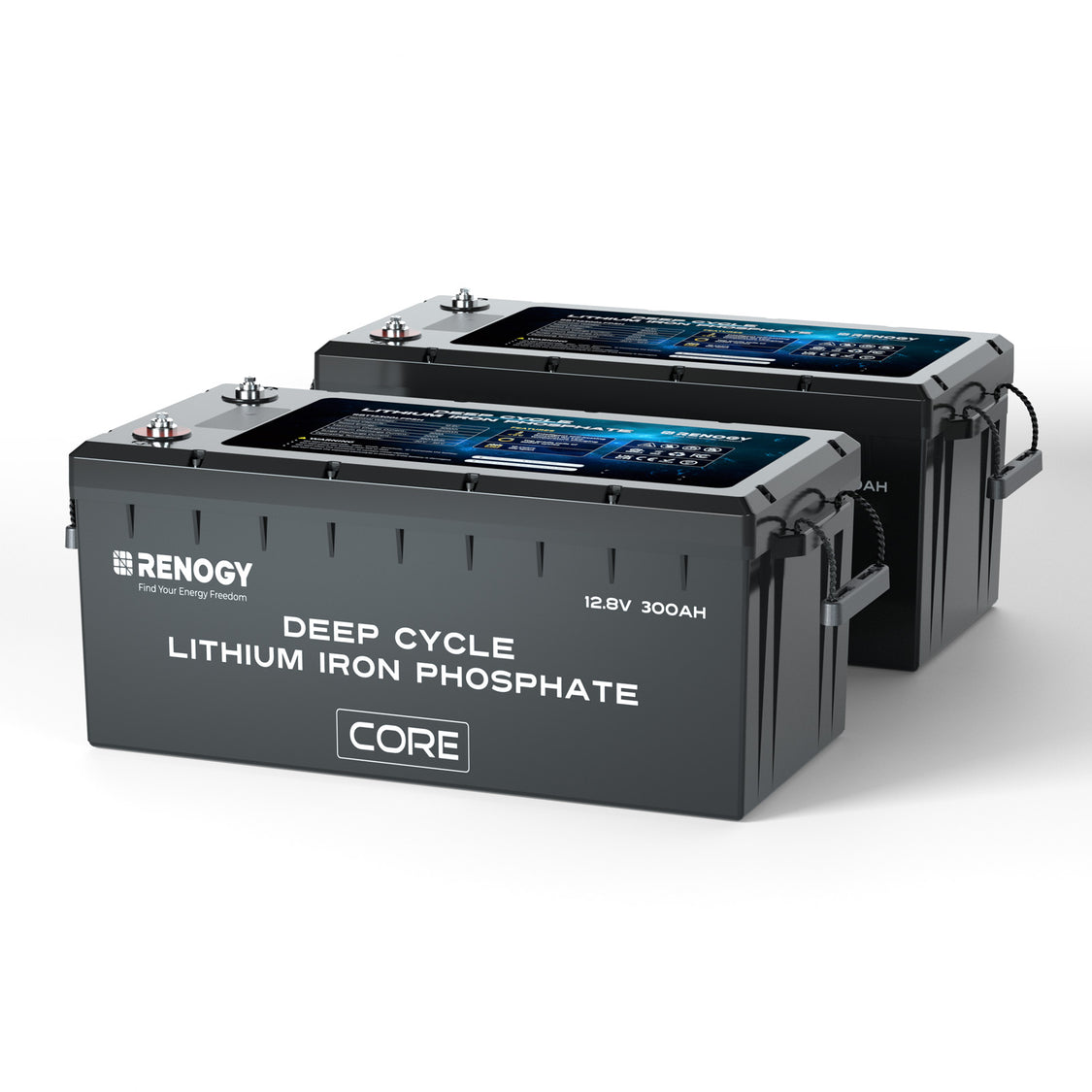 Renogy 600Ah Lithium Leisure Battery System (2X300ah) For Solar Storage & Backup Power