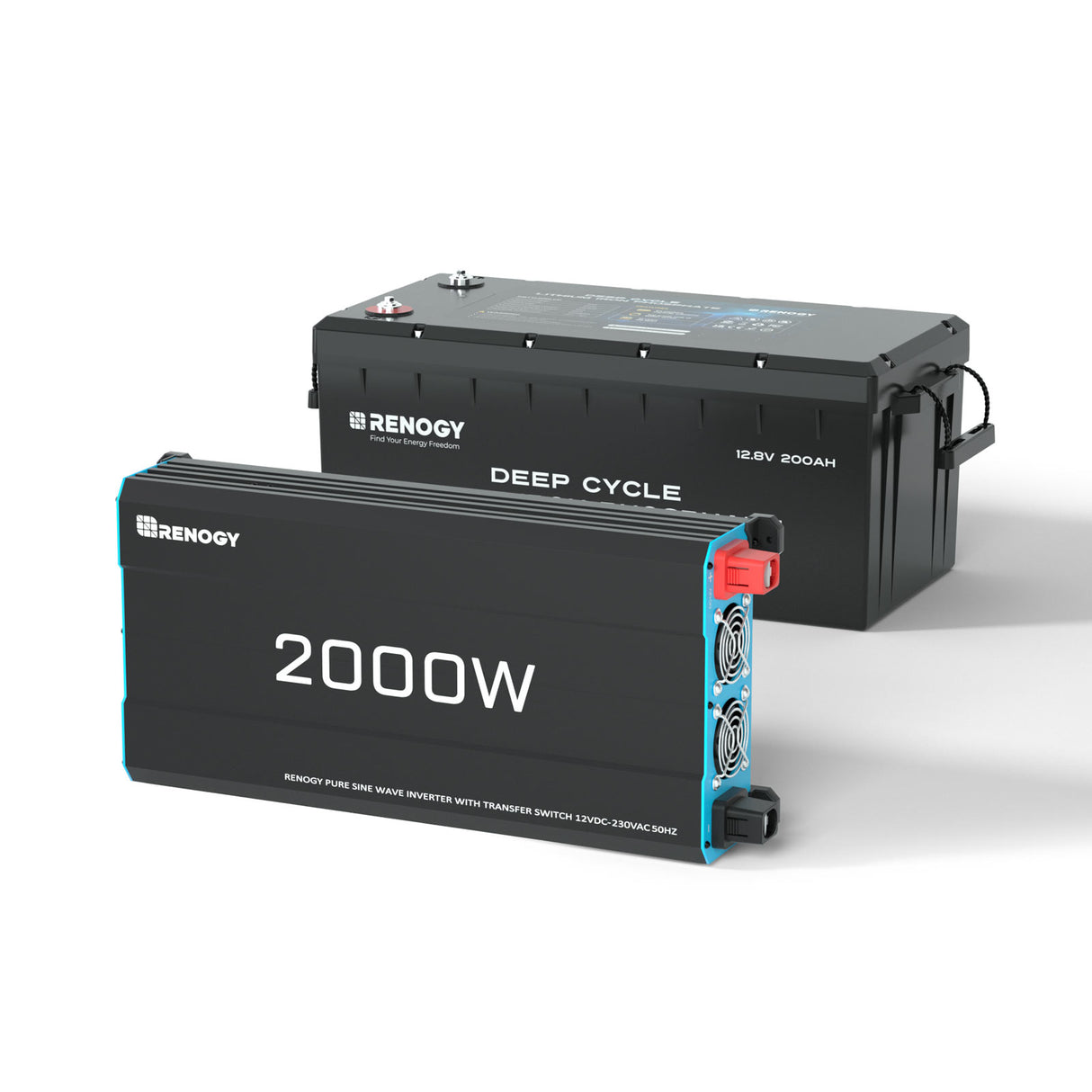 2000W 12V Pure Sine Wave Inverter With English Standard Socket (with UPS Function)