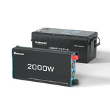 2000W 12V Pure Sine Wave Inverter With English Standard Socket (with UPS Function)