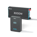 3000W 12V to 230V Pure Sine Wave Inverter with 6000W Surge, Auto Transfer Switch, for Campervans, Motorhomes & Off-Grid Homes