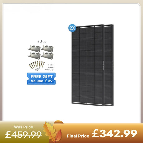 ShadowFlux 12V 200W Anti-Shading Solar Panel