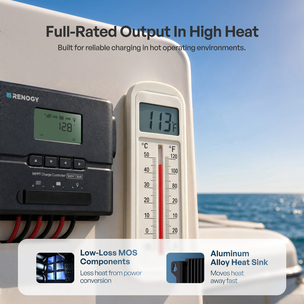 Rover 2 12V/24V 20A Compact MPPT Charge Controller with Bluetooth