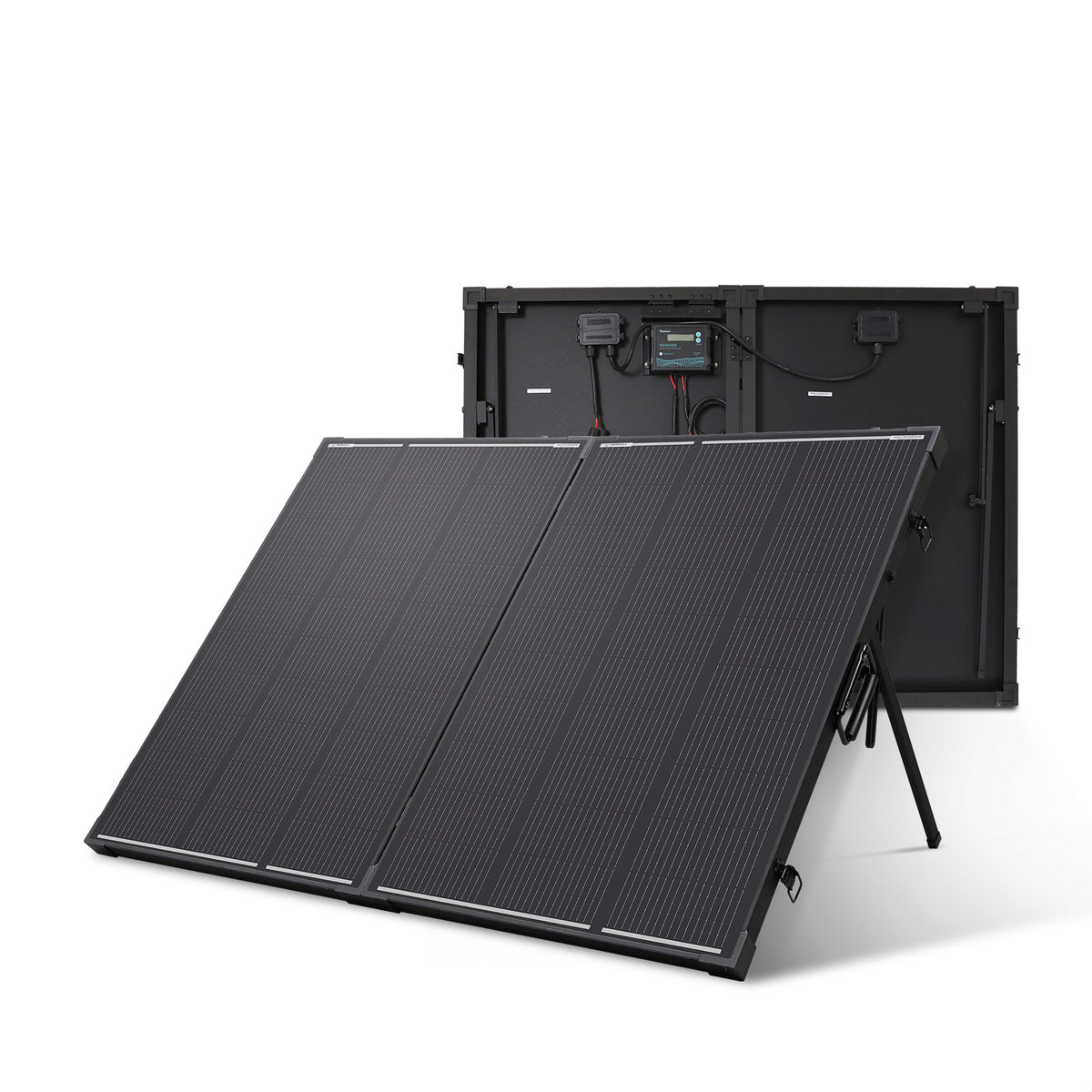200W 12V N-Type Portable Solar Panel Suitcase Kit with 20A PWM ...