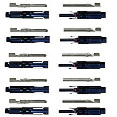 MC4 Male/Female Solar Panel Cable Connectors (5 Pair)