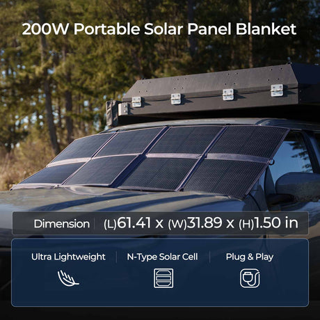 200W Solar Panel Blanket