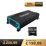 2000W Pure Sine Wave Inverter 12V to 230V with UPS Backup