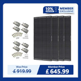 ShadowFlux 12V 200W 120W Anti-Shading Solar Panel