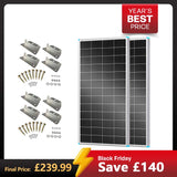 N-Type 12V 200W/175W Solar Panel