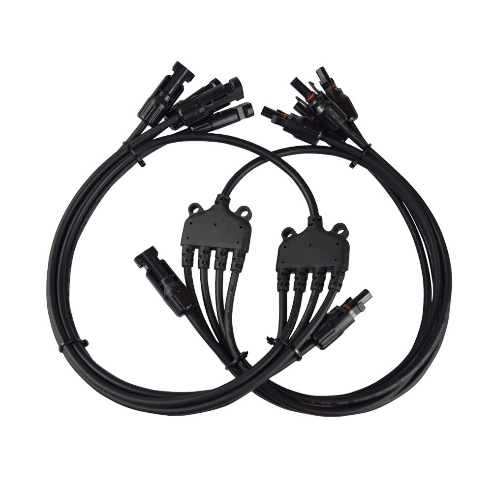 Solar MC4 Y Branch Connectors MFFFF + FMMMM Pair | Renogy Solar | Renogy UK