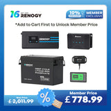 3.84kWh Motorhome Power Kit | 300Ah LiFePO4 Battery, 2000W Inverter