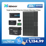 3.84kWh Motorhome Power Kit | 300Ah LiFePO4 Battery, 2000W Inverter