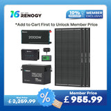 3.84kWh Motorhome Power Kit | 300Ah LiFePO4 Battery, 2000W Inverter