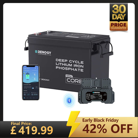 Core Mini - 12.8V Lithium Iron Phosphate Battery 300Ah / 200Ah / 100Ah