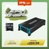 2000W Pure Sine Wave Inverter 12V to 230V with UPS Backup