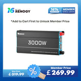 12V 3000W Pure Sine Wave Inverter with UPS Backup