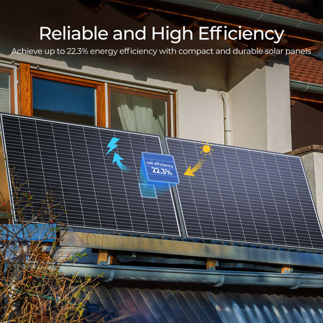 Open Box - 2 Pieces 320 Watt Monocrystalline Solar Panel