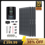 300W/360W 12V/24V Monocrystalline Solar Premium Kit w/Rover 40A Charger Controller