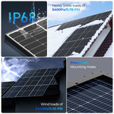 320W N-Type Bifacial Solar Panel (2-Pack)
