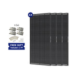 ShadowFlux 12V 200W Anti-Shading Solar Panel