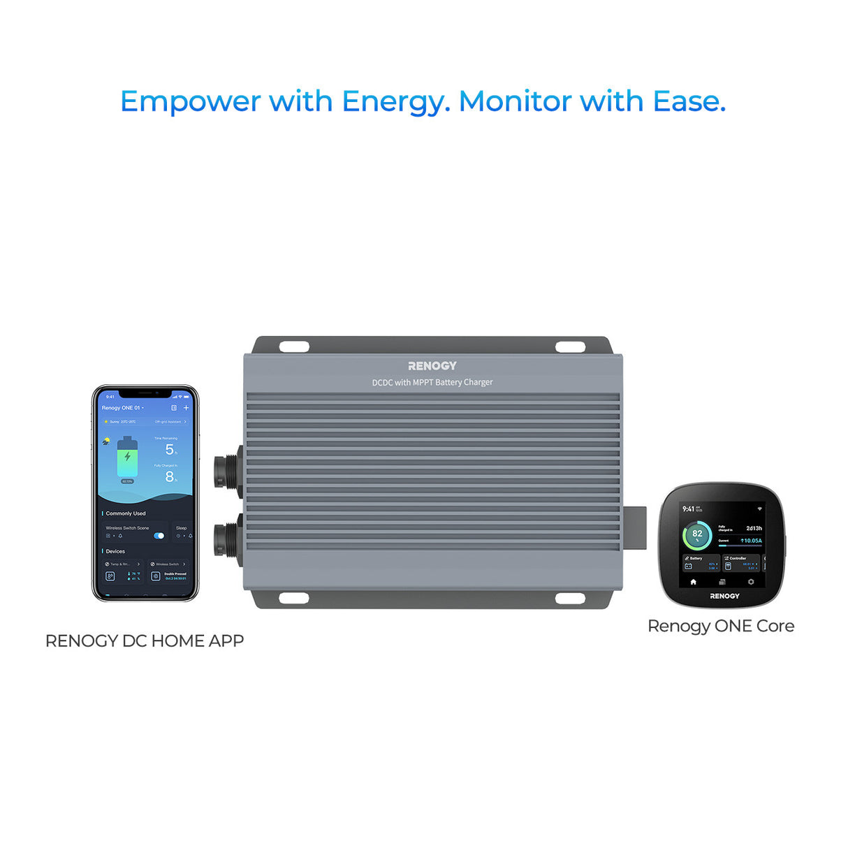 RENOGY IP67 50A DC-DC  Battery Charger with MPPT w/ Renogy ONE Core