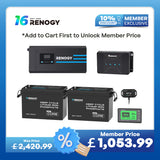 5.12kWh Hybrid Power System | 3000W Inverter Charger, 200Ah LiFePO4 Batteries