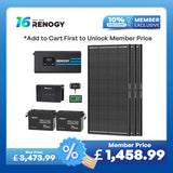 5.12kWh Hybrid Power System | 3000W Inverter Charger, 200Ah LiFePO4 Batteries