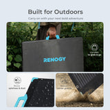 Renogy 220 Watt 12V Portable Solar Panel for Power Station of 23.5% Efficiency Mono Solar Module