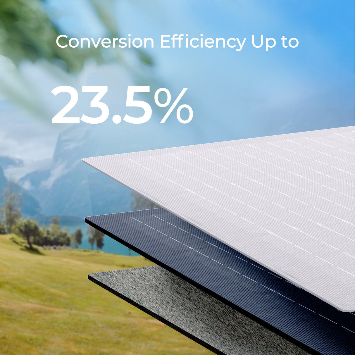 Renogy 80W 12V Portable Solar Panel for Power Station Mono