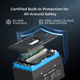 Pro 12.8V 135Ah/200Ah/500Ah Underseat Lithium Iron Phosphate Battery