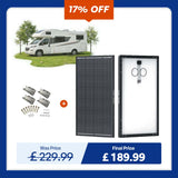 ShadowFlux 12V 200W 120W Anti-Shading Solar Panel