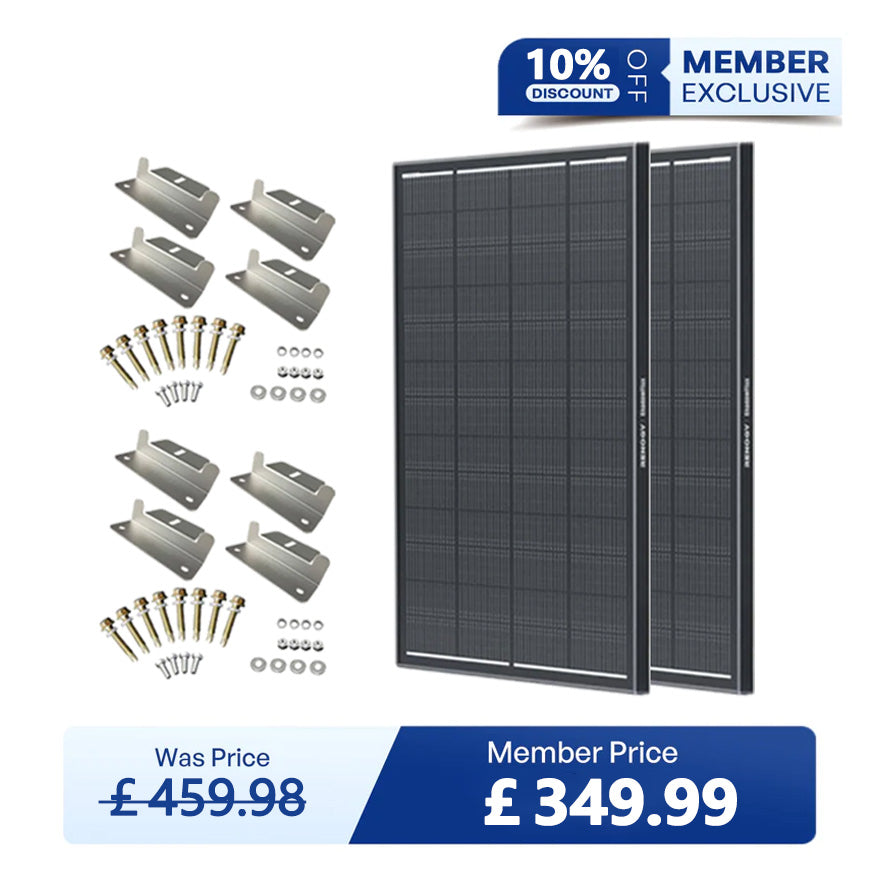 ShadowFlux 12V 200W 120W Anti-Shading Solar Panel