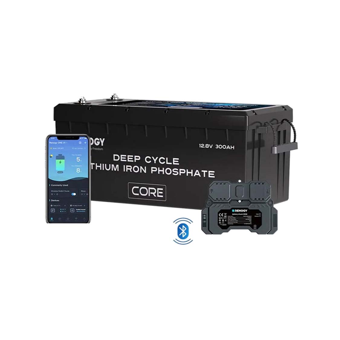 Core - 12V 300Ah Core Series Deep Cycle Lithium Iron Phosphate Battery w/Self-Heating
