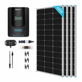 400W 12V/24V Monocrystalline Solar Premium Kit w/Rover 40A Charger Controller