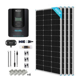 400W 12V/24V Monocrystalline Solar Premium Kit w/Rover 40A Charger Controller