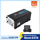 3000W 12V Pure Sine Wave Inverter Charger w/ LCD
