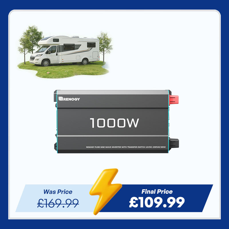12V 1000W Pure Sine Wave Inverter with UPS Backup