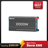 2000W Pure Sine Wave Inverter 12V to 230V with UPS Backup