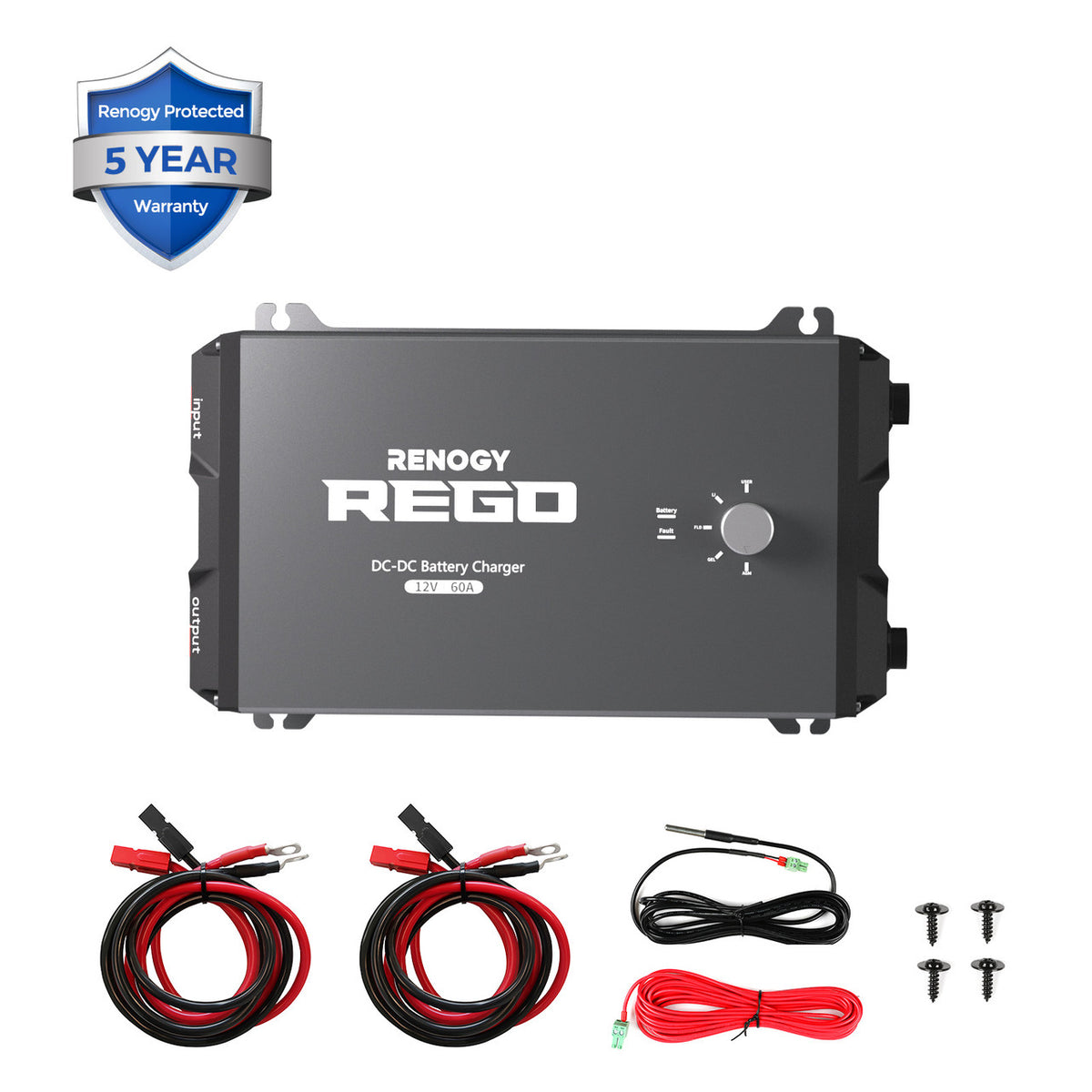 REGO 12V DC DC Battery Charger