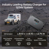 REGO 12V/24V 30A DC-DC Battery Charger