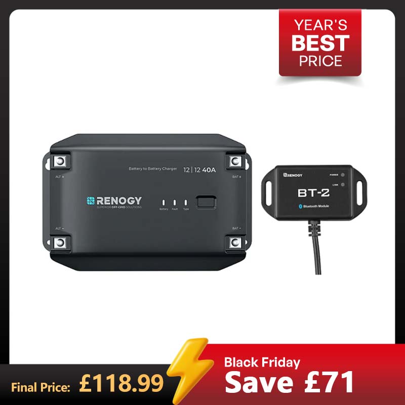 12V 40A DC to DC Battery Charger