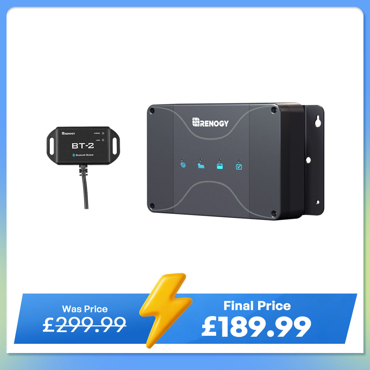 12V 50A DC-DC On-Board Battery Charger with MPPT